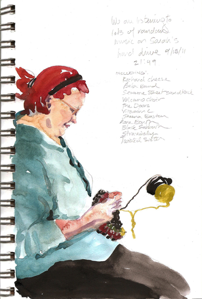 We are listening to lots of random music